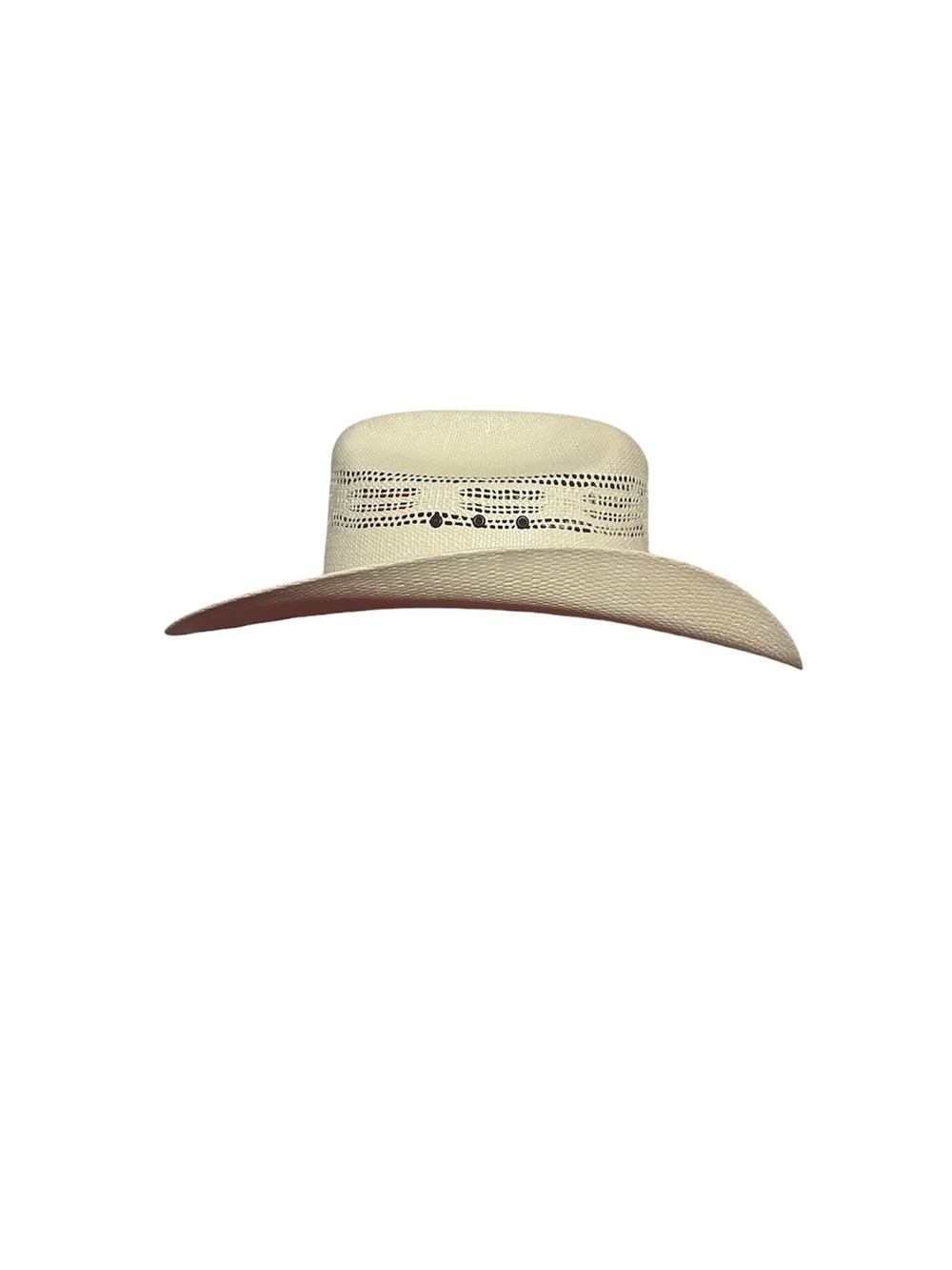 20X Ranger Hats Bangora Straw Cowboy Hat with Black Ribbon Band NEW - Picture 4 of 8